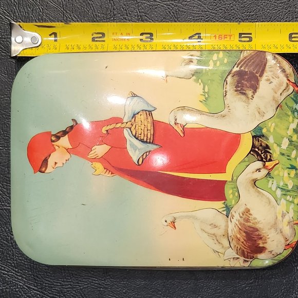 Rare Find Fairy Tale Red Riding Hood Toffee Tin 1940s - Picture 7 of 8